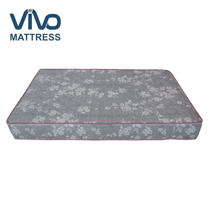 Vivo Super High Density Quilted home living bed room furniture set mattress with flowers