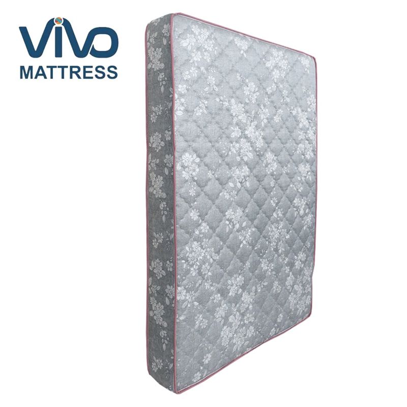 Vivo Super High Density Quilted home living bed room furniture set mattress with flowers