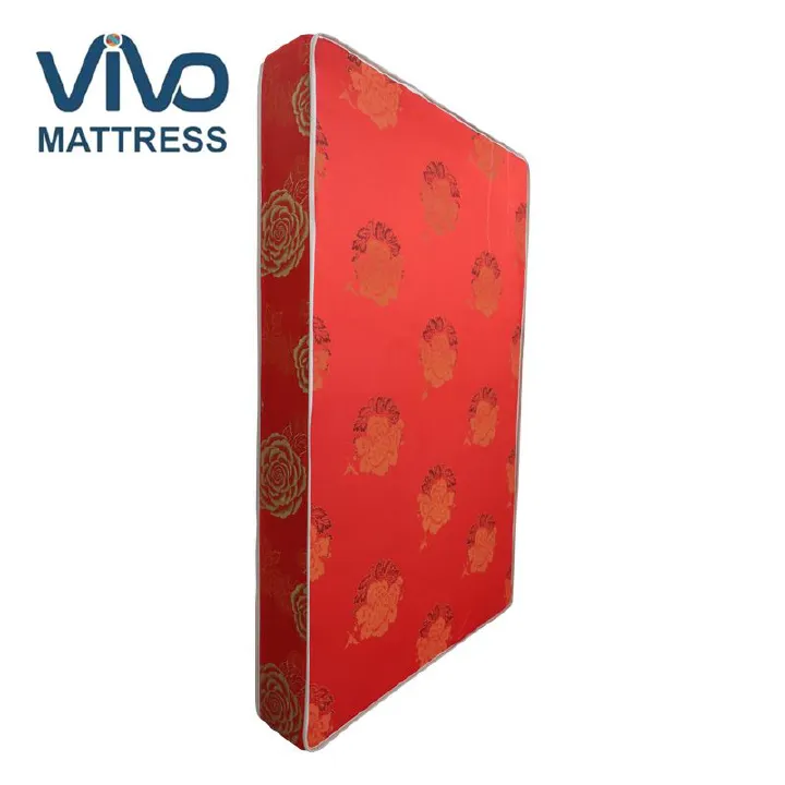 Vivo Super High Density plain home living bed room furniture set mattress plain blue