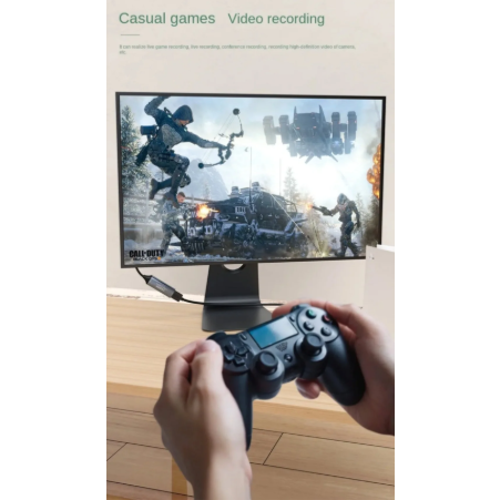 1PC Type-C Video Capture Card 4K HDMI-compatible  For Switch Xbox PS5/4 Live Broadcast Stream
