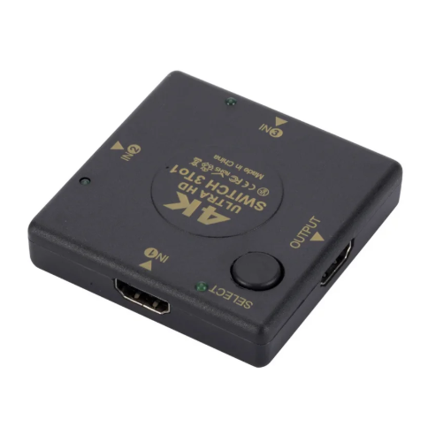 1PC 3 Port HDMI Switch 3 input 1 Output Female to Female HDMI Switcher Splitter Box Selector for HDTV 4K/1080P VIdeo Switch