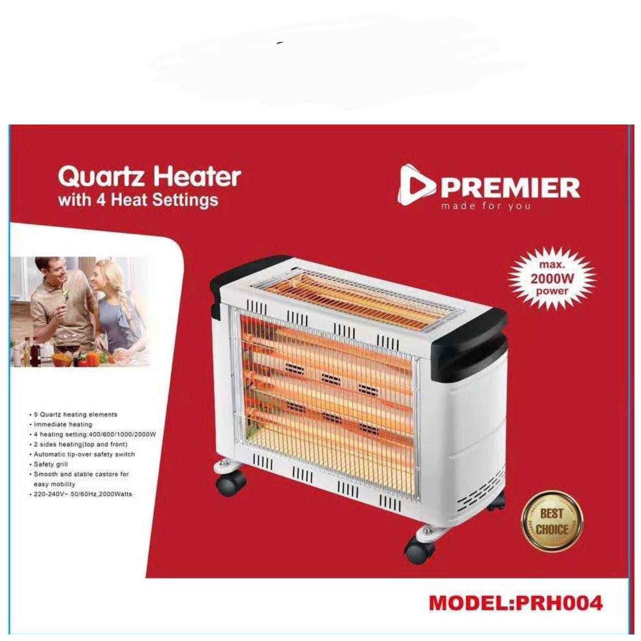 Quartz room heater