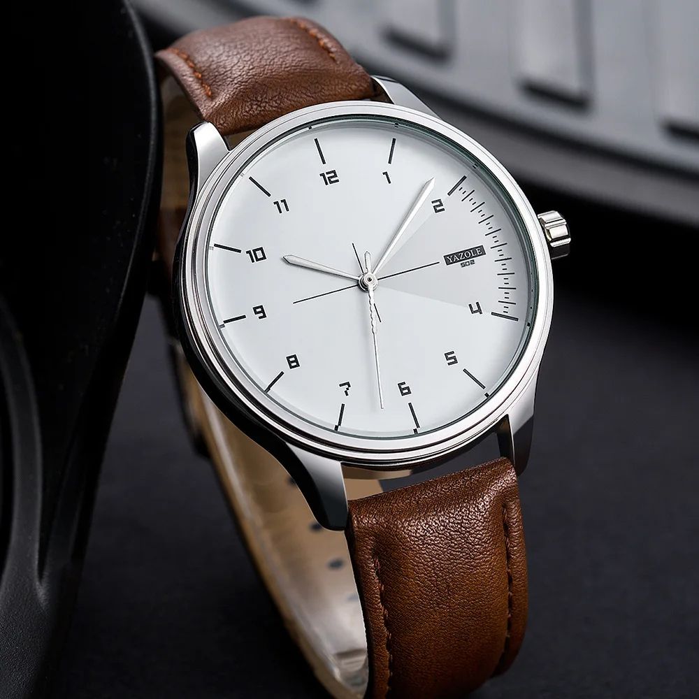 2025 Luxury Men watches Leather straps Quartz Wristwatches Men's Classic Watches Casual Sports Wrist Watch Valentines Gift