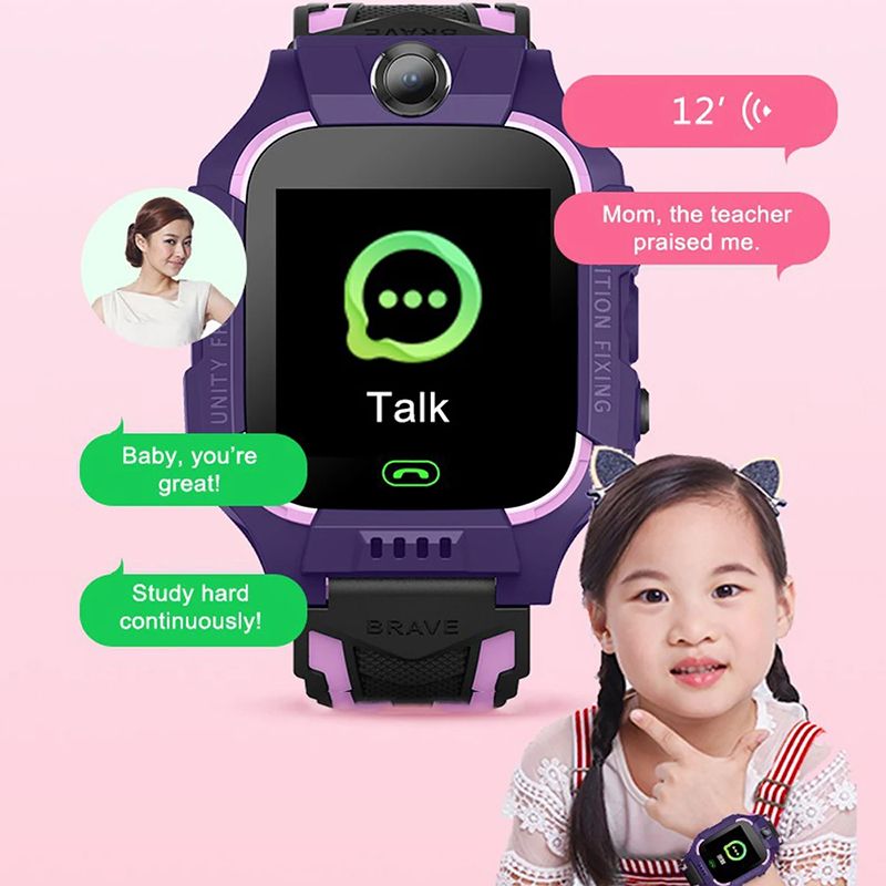 New Arrivals Smart Watch 2024 New Sim Card Smartwatch For Children Sos Call Phone Camera Voice Chat Photo  Waterproof Camera Location Tracker Gift For Boys Girls