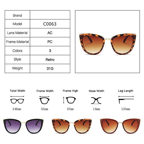 2024 New Arrivals Women Sunglasses Female Fashion Cateye Polarized Sunglasses, Sunwear Vintage Gradient Glasses Retro Cat eye Goggle Sun glasses Female Eyewear UV400 Eyewear Accessories