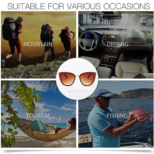 2024 New Arrivals Women Sunglasses Female Fashion Cateye Polarized Sunglasses, Sunwear Vintage Gradient Glasses Retro Cat eye Goggle Sun glasses Female Eyewear UV400 Eyewear Accessories