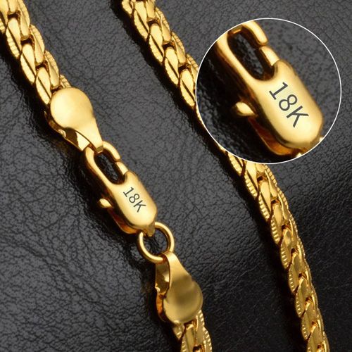 Nice 925 Sterling Silver 6MM Full Sideways Chain Necklace For Women Men Fashion Jewelry Sets Wedding Gift