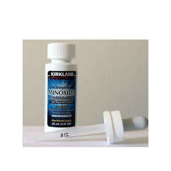 Kirkland Minoxidil 5% Extra Strength Hair Regrowth 2 Months + Free Dropper