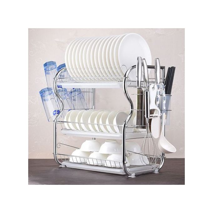 RASHNIK 3 LAYER DISH RACK