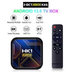 Android 13.0 hk1 rbox k8s TV box RK3528 2GB+16GB / 4GB + 32GB 64GB 8K BT set top box TV receiver youtube media player android 13