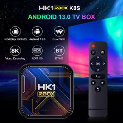 Android 13.0 hk1 rbox k8s TV box RK3528 2GB+16GB / 4GB + 32GB 64GB 8K BT set top box TV receiver youtube media player android 13