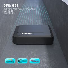 Android 12.0 Tanix TX2 TV box RK3528 2GB + 16GB 4K set top box TV receiver youtube media player android 12