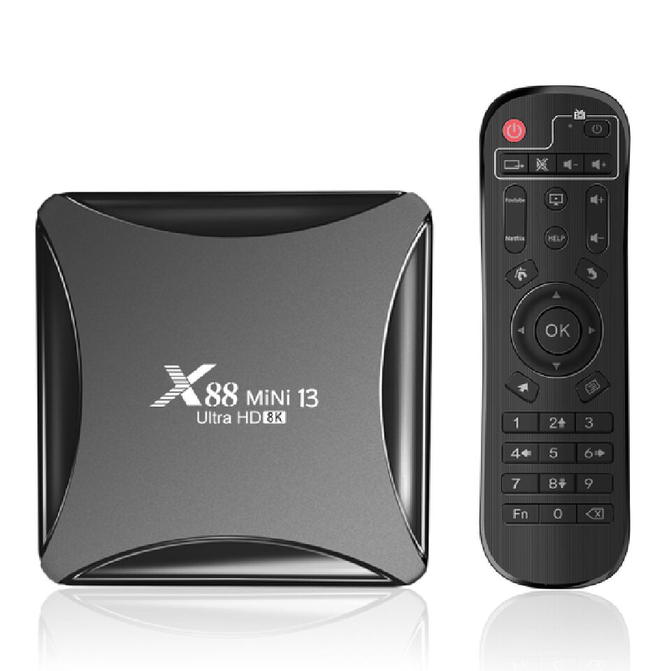 Android 13.0 X88 MINI 13 TV box RK3528 2GB+16GB / 4GB + 32GB 64GB 8K set top box TV receiver youtube media player android 13