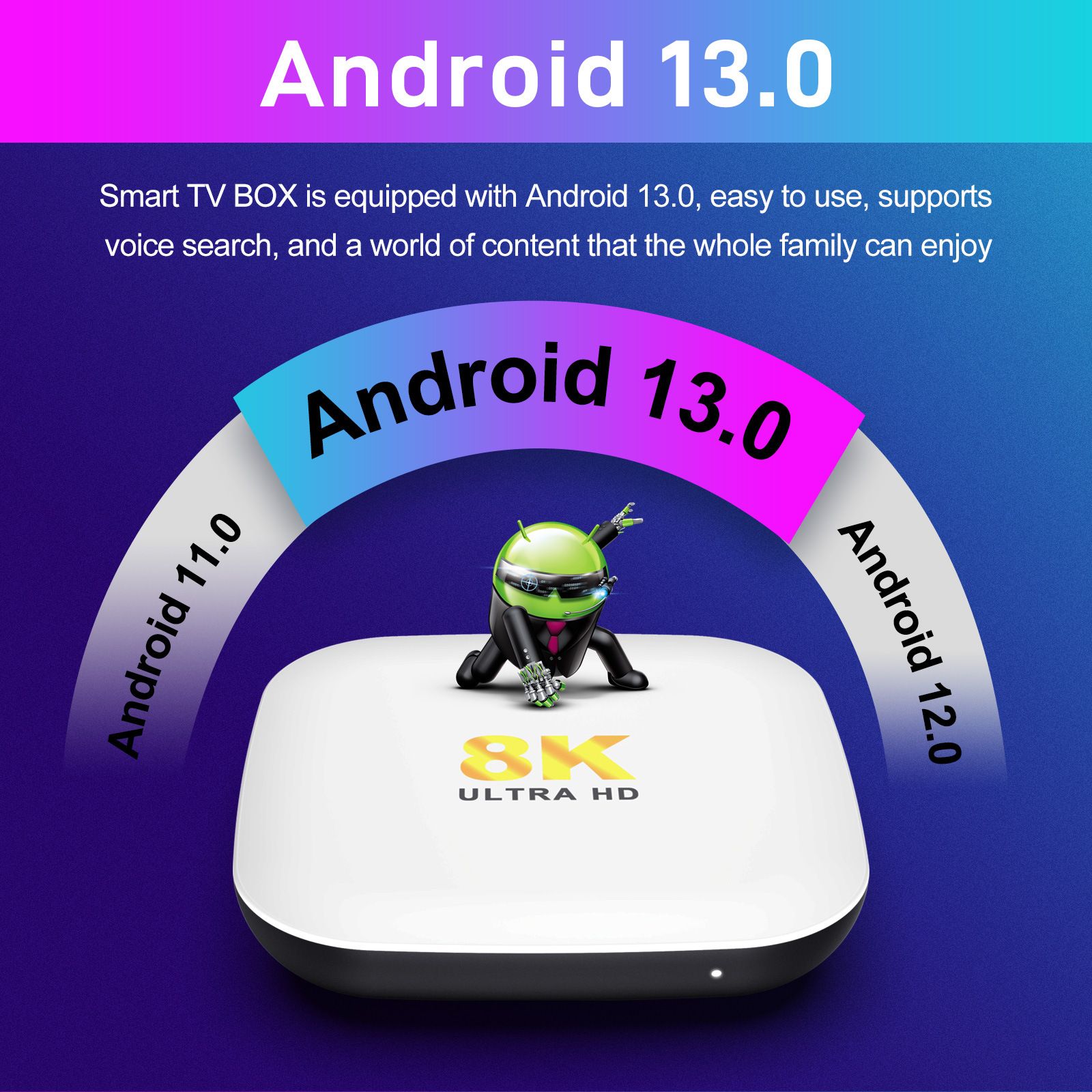Android 13.0 h96 max m2 TV box rk3528 2GB+16GB / 4GB + 32GB 64GB 8K BT set top box TV receiver youtube media player android 13
