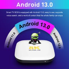 Android 13.0 h96 max m2 TV box rk3528 2GB+16GB / 4GB + 32GB 64GB 8K BT set top box TV receiver youtube media player android 13