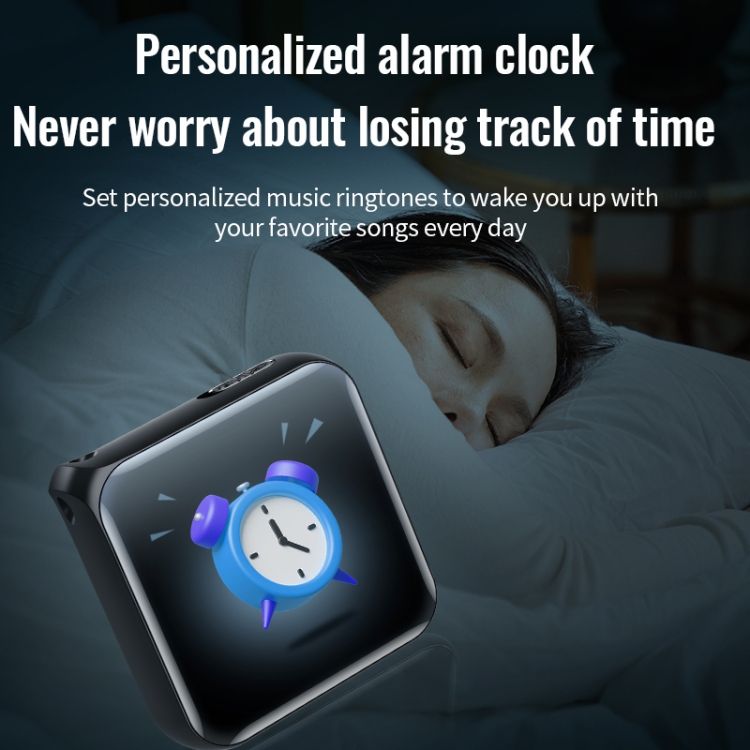 4GB / 8GB /16GB / 32GB / 64GB / 128GB 1.44 inch screen MP3 music player radio alarm clock e-book voice sound recorder walkman