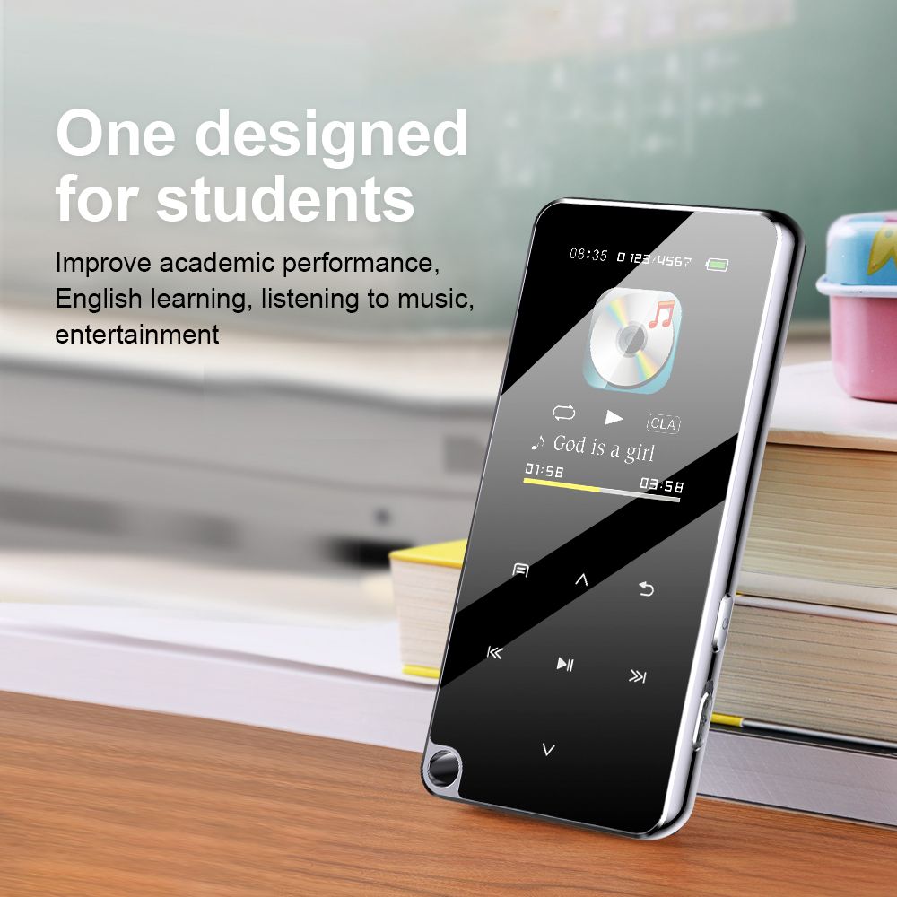 4GB / 8GB /16GB / 32GB / 64GB / 128GB 1.8 inch screen MP3 music player MP4 Bluetooth walkman E-book radio voice sound recorder