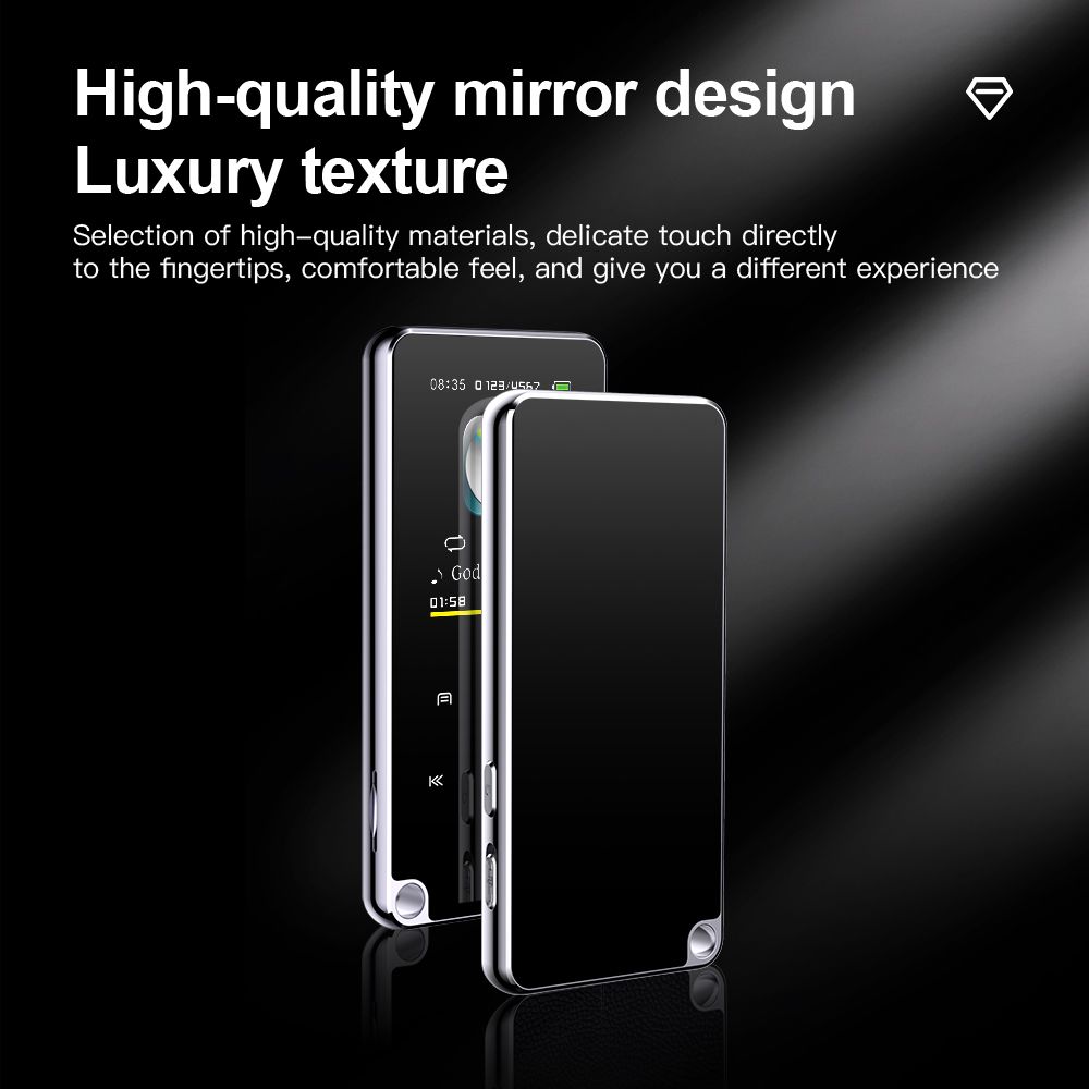 4GB / 8GB /16GB / 32GB / 64GB / 128GB 1.8 inch screen MP3 music player MP4 Bluetooth walkman E-book radio voice sound recorder