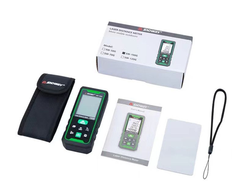 SNDWAY SW-50G SW-70G SW-100G Laser Distance Meter Digital Rangefinder 100m 70m 50m Range Finder Tape Measure Level Ruler