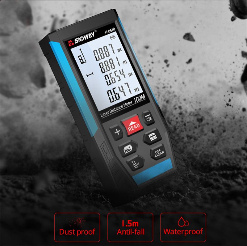 SNDWAY H D510A D710A D100A D120A Laser Rangefinder Distance Meter Electronic Ruler Mini Range Finder Laser Measure Meter