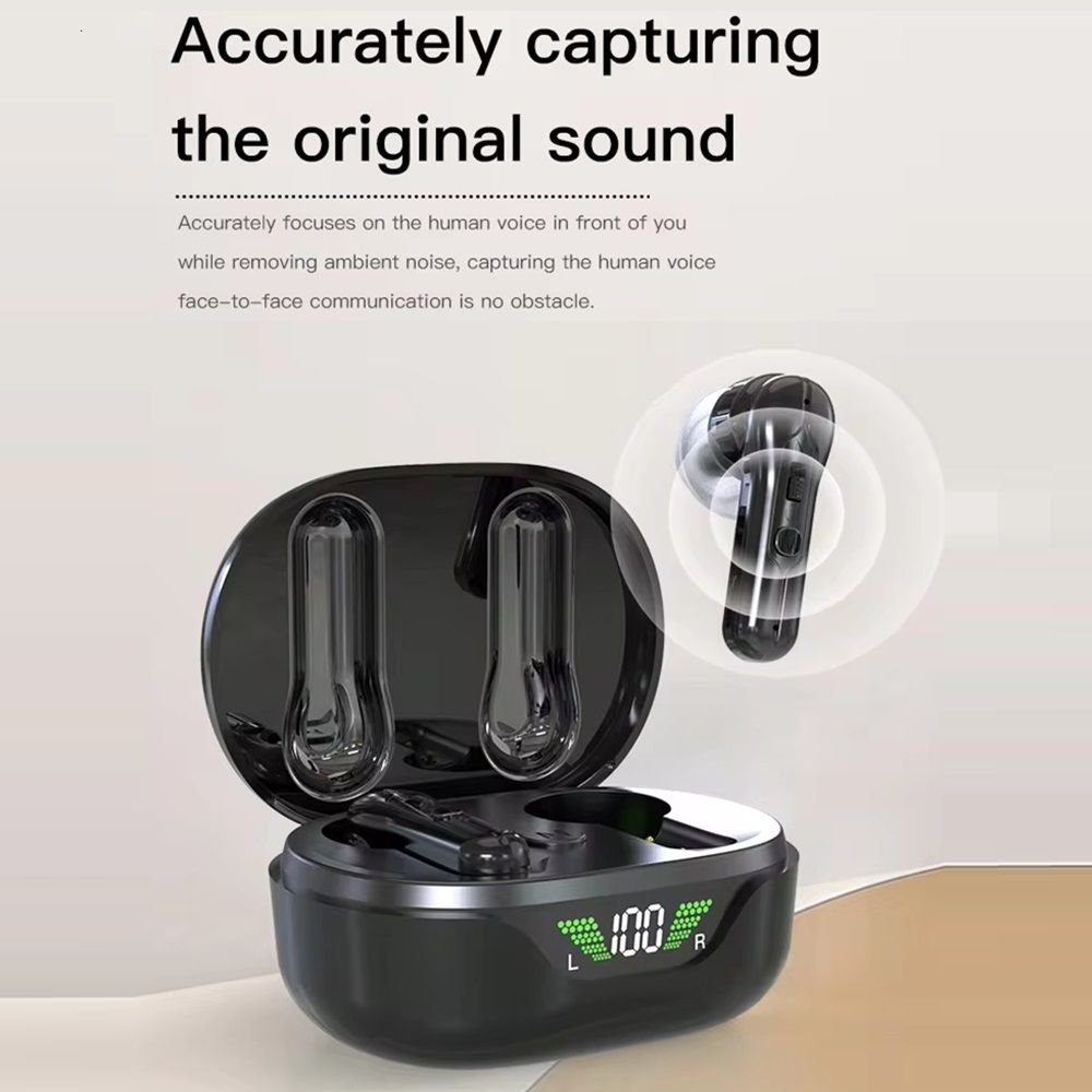 OTC Mini TWS Hearing Aid Goodmi Rechargeable Sounds Amplifier with Battery Display Hearing Aids For Deafness Voice Amplifier Device