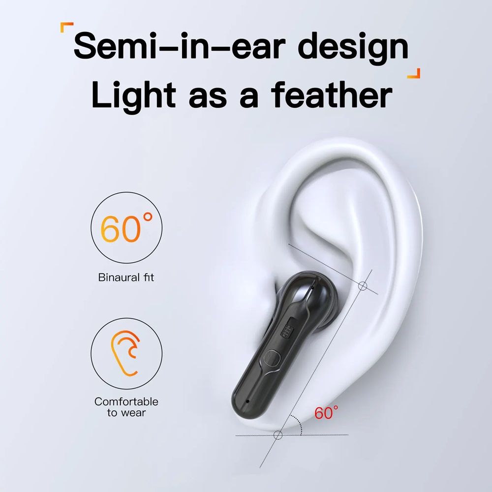 OTC Mini TWS Hearing Aid Goodmi Rechargeable Sounds Amplifier with Battery Display Hearing Aids For Deafness Voice Amplifier Device