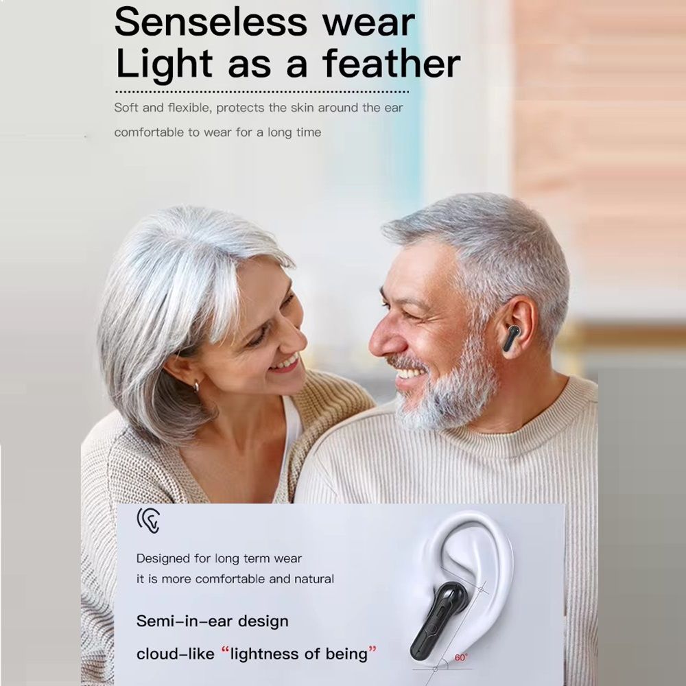 OTC Mini TWS Hearing Aid Goodmi Rechargeable Sounds Amplifier with Battery Display Hearing Aids For Deafness Voice Amplifier Device