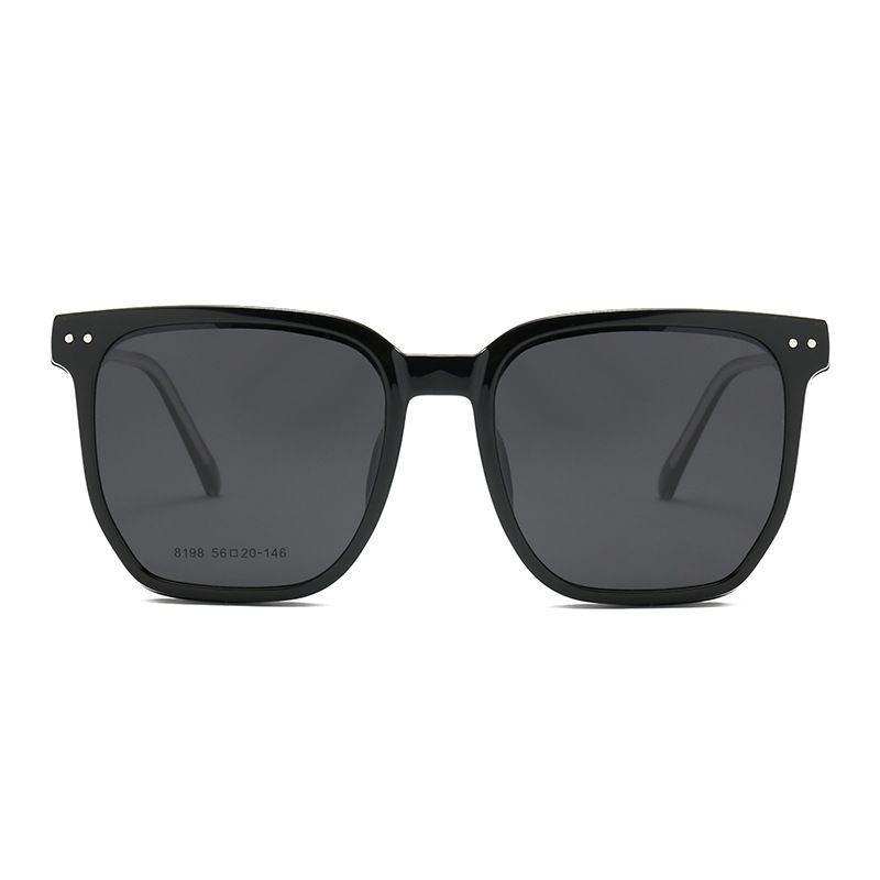 2024 Polarized Sunglasses For Men Driving Magnetic Suction Clip Lens Glasses Frame Men Women Myopia Sunshade Eyeglasses UV400