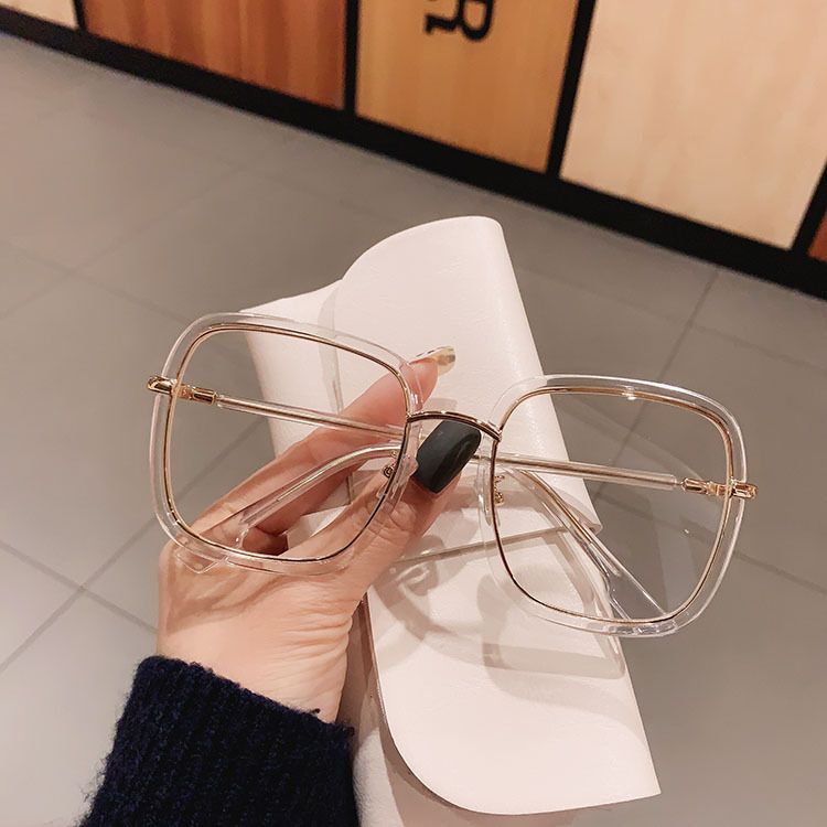 New Square TR90 Polygon Frame Glasses Anti Blue Light Glasses Women Fashion Glasses Lenses Blocking Computer Glasses Eyewear