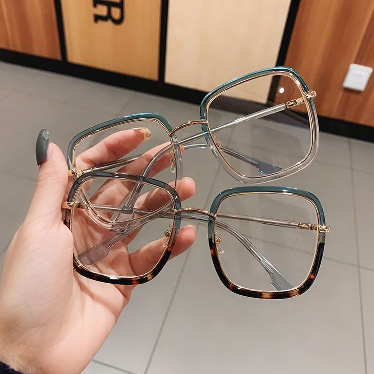 New Square TR90 Polygon Frame Glasses Anti Blue Light Glasses Women Fashion Glasses Lenses Blocking Computer Glasses Eyewear