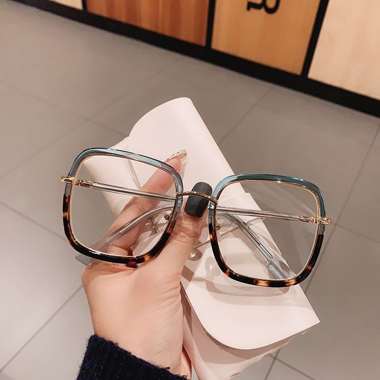 New Square TR90 Polygon Frame Glasses Anti Blue Light Glasses Women Fashion Glasses Lenses Blocking Computer Glasses Eyewear