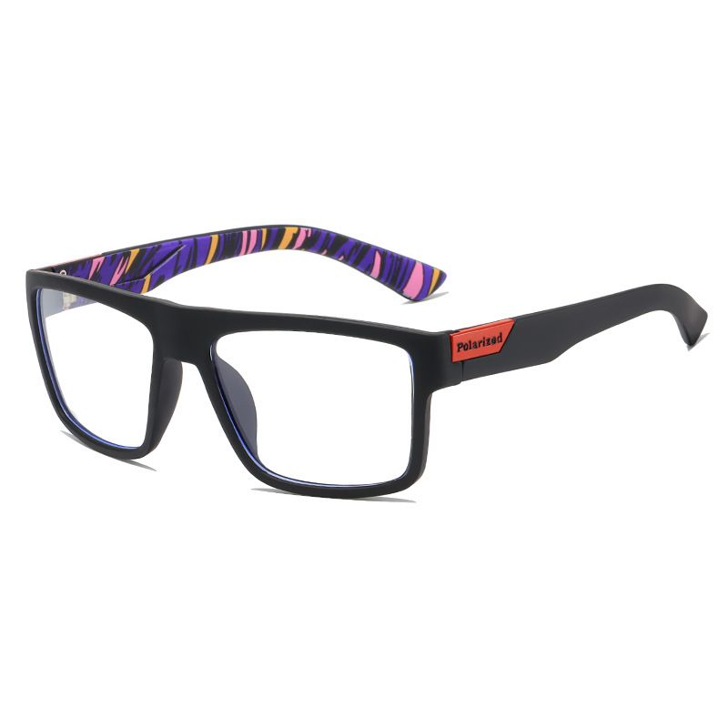 TR90 Retro Ultra-Light Glasses Anti-Blue Light Flat Glasses Men Female Fashion Exquisite Casual Transparent Frame Sports Glasses