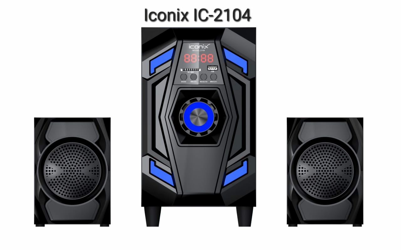 Iconix 3000W 2.1CH ACTIVE SUBWOOFER SYSTEM IC2104Remote
3,000 watts
Bluetooth
Aux/Digital FM ready
USB Support
Sd card.