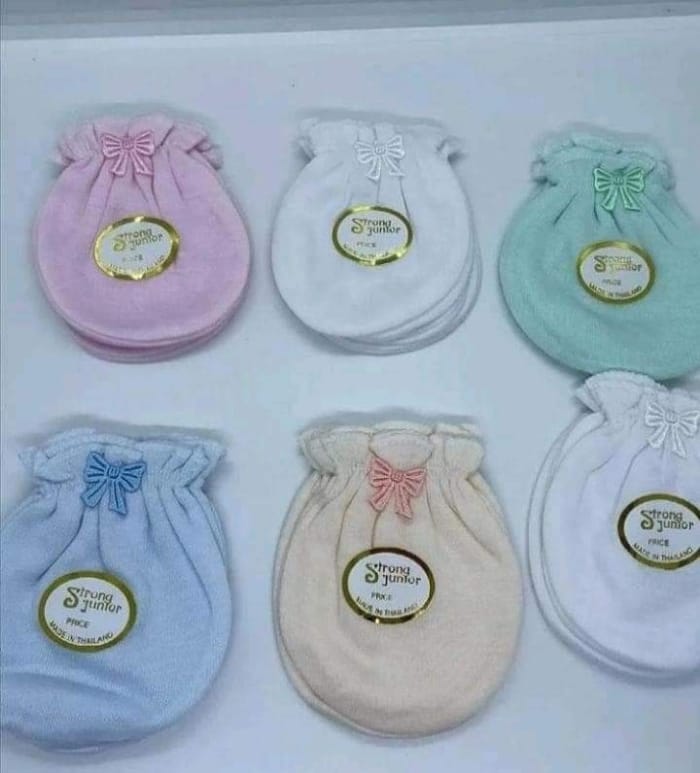 Mittens 6PCS Unisex Softest Baby Gloves Newborn Mittens