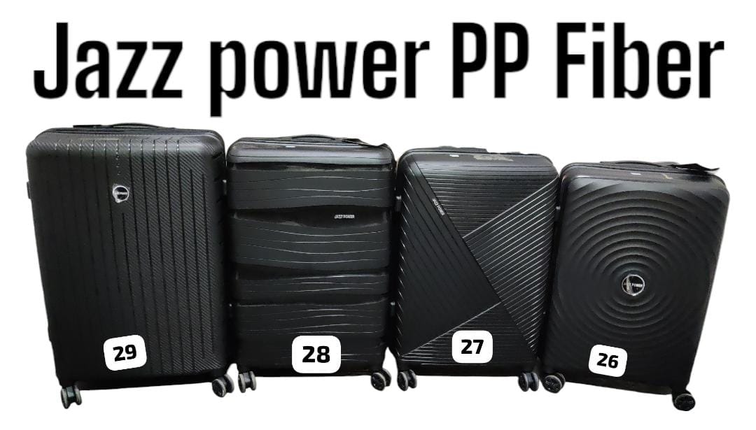 3 IN 1 LAXURIOUS FIBRE SUITCASE BRIEFCASE TRAVEL BAGJazz power unbreakable Fiber single zip Fiber