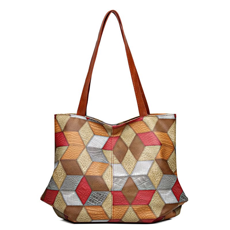 A niche design shoulder bag new high-end soft PU leather tote bag for women's versatile portable bag ladies bags handbag
