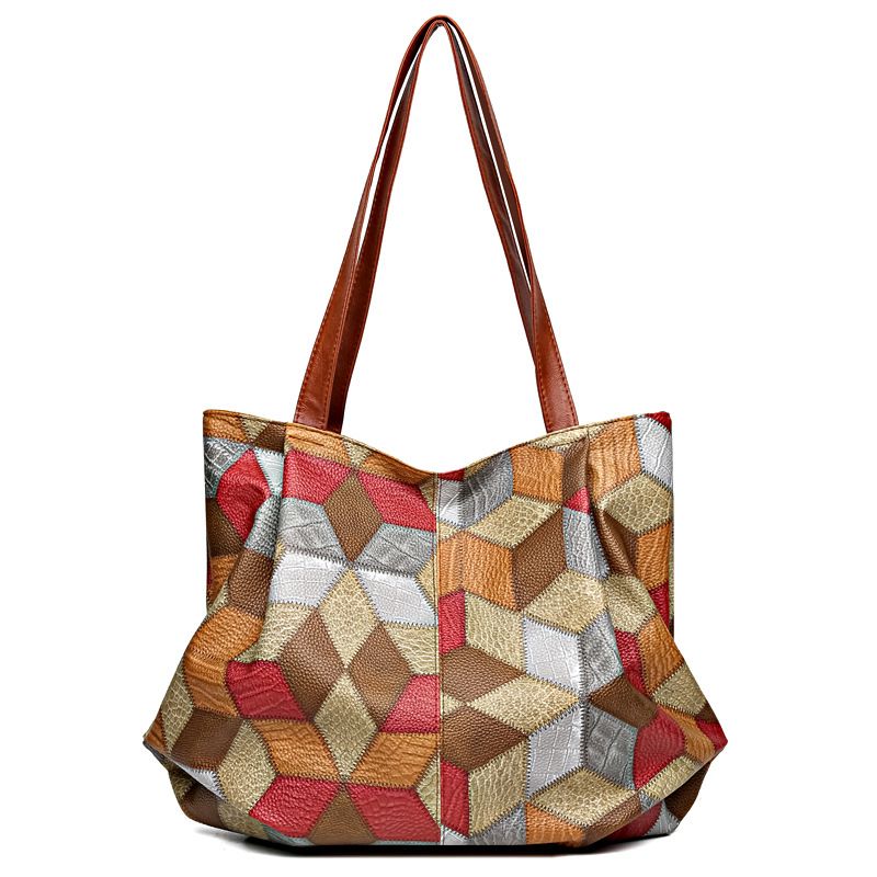 A niche design shoulder bag new high-end soft PU leather tote bag for women's versatile portable bag ladies bags handbag