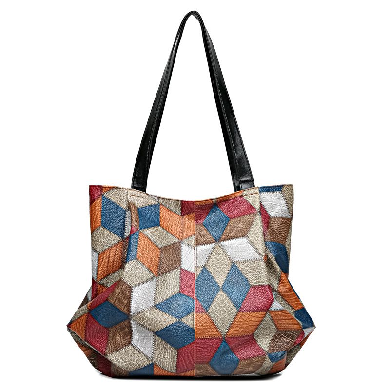 A niche design shoulder bag new high-end soft PU leather tote bag for women's versatile portable bag ladies bags handbag