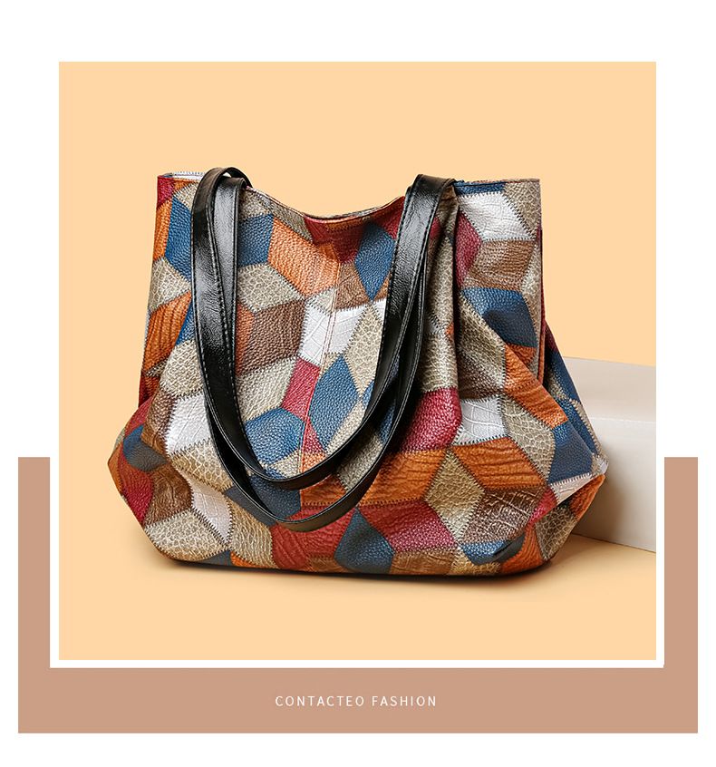 A niche design shoulder bag new high-end soft PU leather tote bag for women's versatile portable bag ladies bags handbag