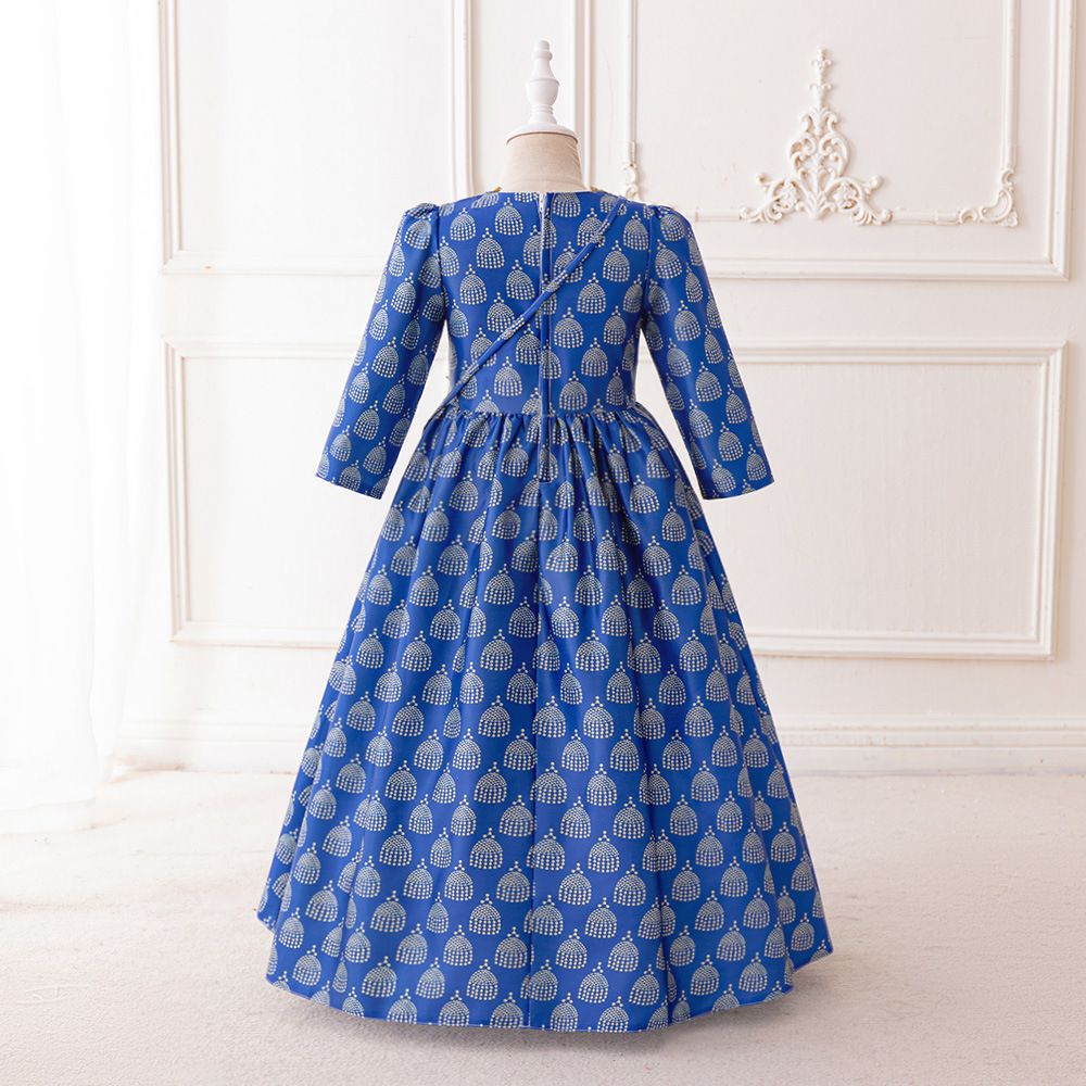 Muslim dress New girls gown muslim dress banquet evening dress birthday gift