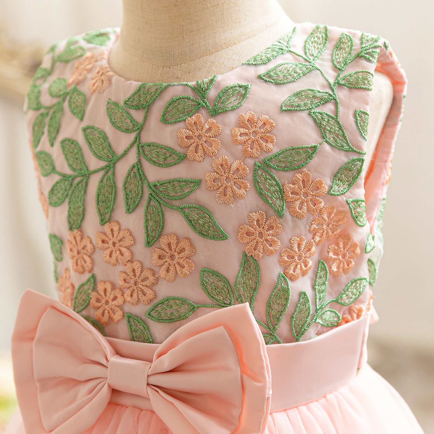 New children's skirt Big child girl dress sundress butterfly children's dress embroidered princess skirt long skirt