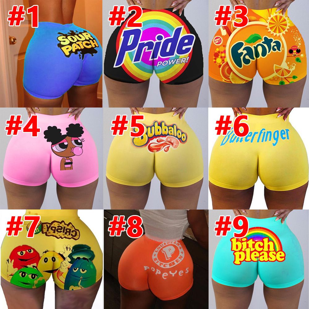 3pcs Plus Size Sexy Women's Biker Shorts Fashion 2021 Summer Clothes For Women High Waist Sweat Pants ​Fitness Fanta Booty Shorts