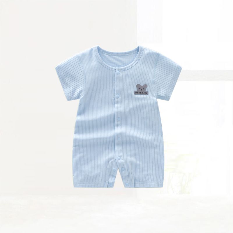 Summer thin short-sleeved Modal onesie baby clothes crawl clothes summer baby folic clothes