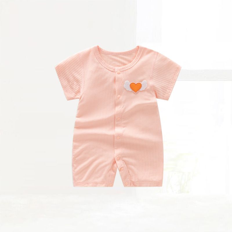 Summer thin short-sleeved Modal onesie baby clothes crawl clothes summer baby folic clothes