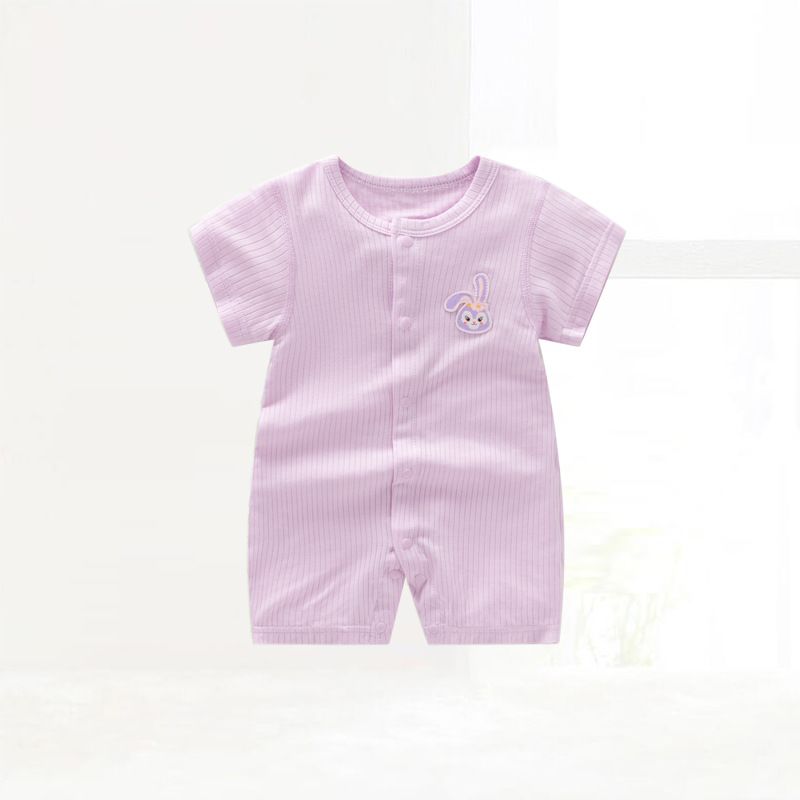 Summer thin short-sleeved Modal onesie baby clothes crawl clothes summer baby folic clothes