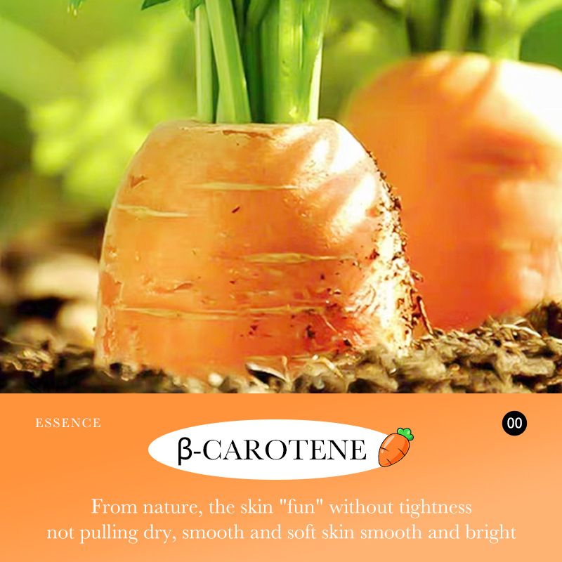 β Carrot Face Cream Anti-Aging Whitening Moisturizing Shrink Pores Repair Dry Oil Skin Facial Cream Reduce Wrinkles Fade Fine Lines Hydrating Whitening Firm Brighten Skin Care