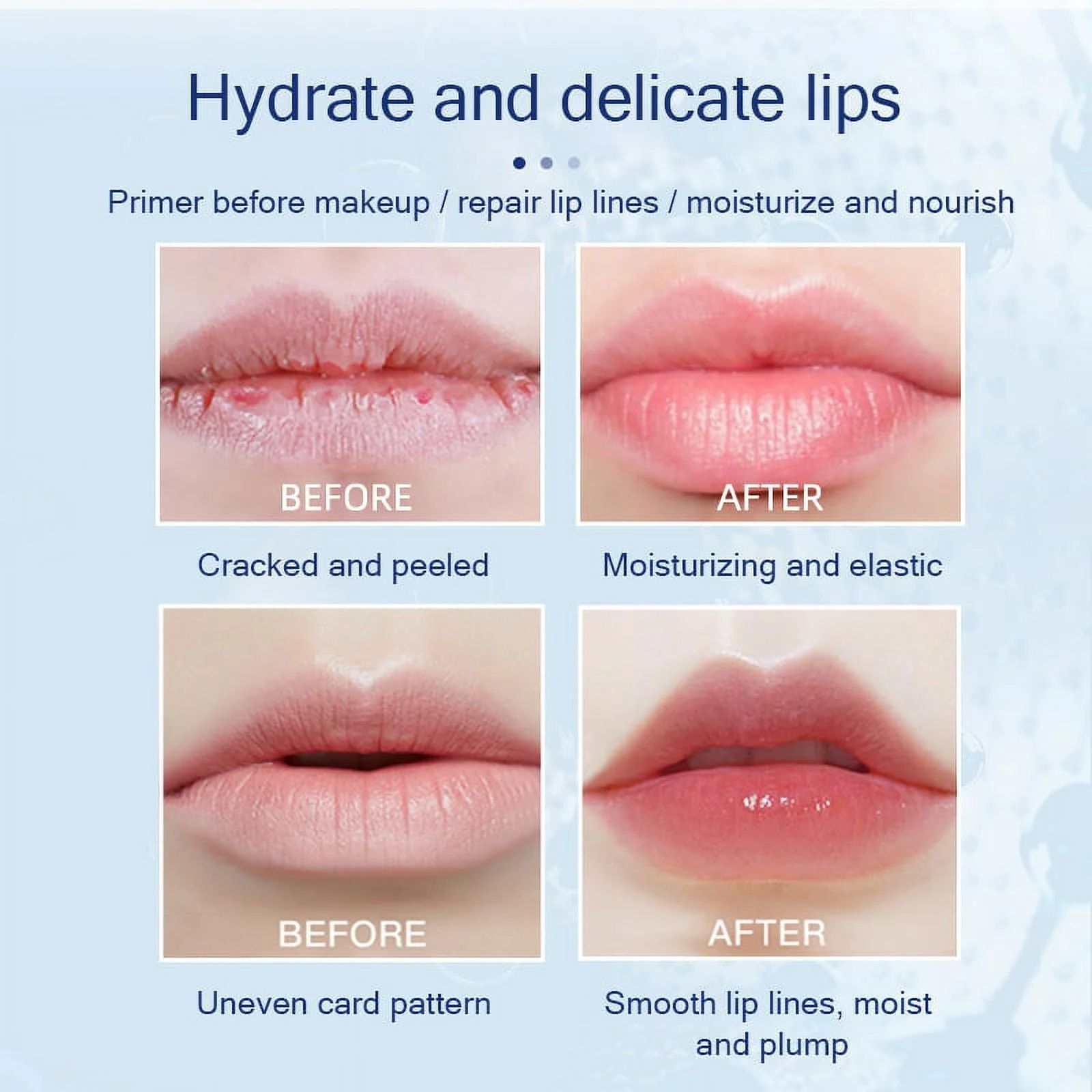 4PCS Vaseline Lip Balm Natural Plant Moisturizing Lip Mask Anti-Crack Lip Care Lip Petroleum Jelly Lip Balm Moisturizer Balm