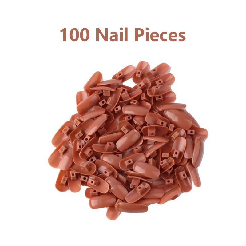 Acrylic Flexible Moveable Nail Practice Finger Adjustable Fake Fingers  Detachable Beginners Practice Moving Finger Strap Base Hand Nail Art Training Nails Art DIY Tool