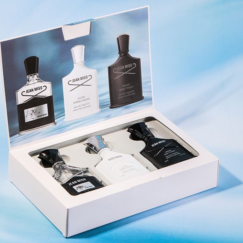 3 PCS Men‘s Perfume Set Pour Homme Perfumes Set Long Lasting Fresh Aromatic Men Different Fragrance Perfumes Gift Set