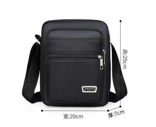 New Casual Large Capacity Multi layered Waterproof Shoulder Bag with Diagonal Straddle Bag for Men and Women Business Collection Wallet for Men's Shoulder Bag Valentine's Day Gift
